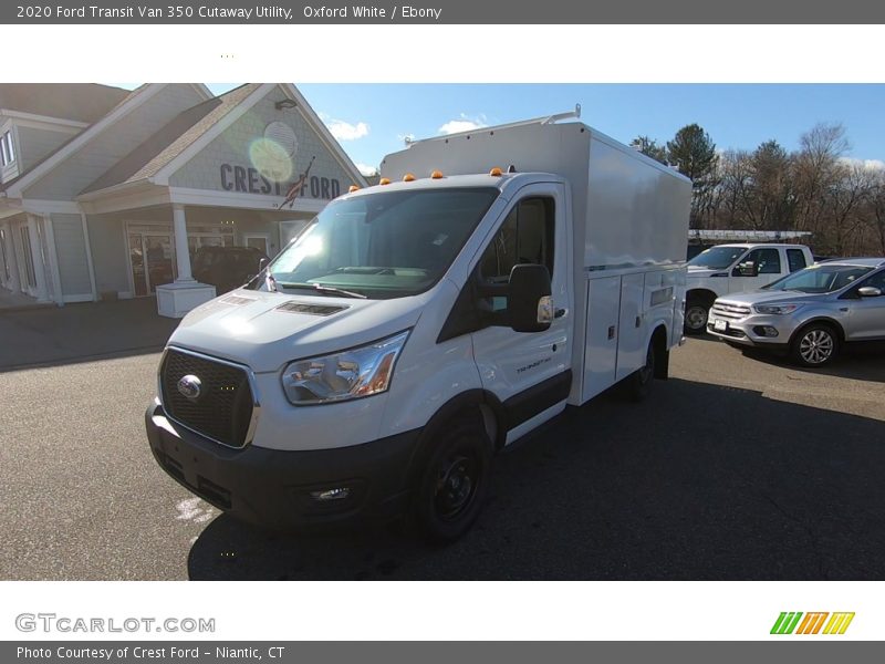 Oxford White / Ebony 2020 Ford Transit Van 350 Cutaway Utility