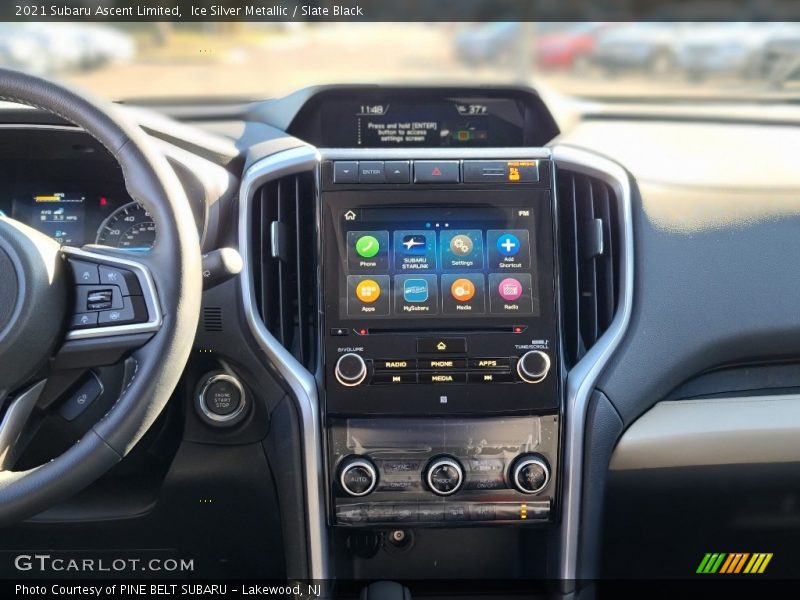 Ice Silver Metallic / Slate Black 2021 Subaru Ascent Limited