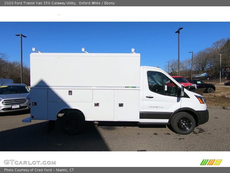 Oxford White / Ebony 2020 Ford Transit Van 350 Cutaway Utility