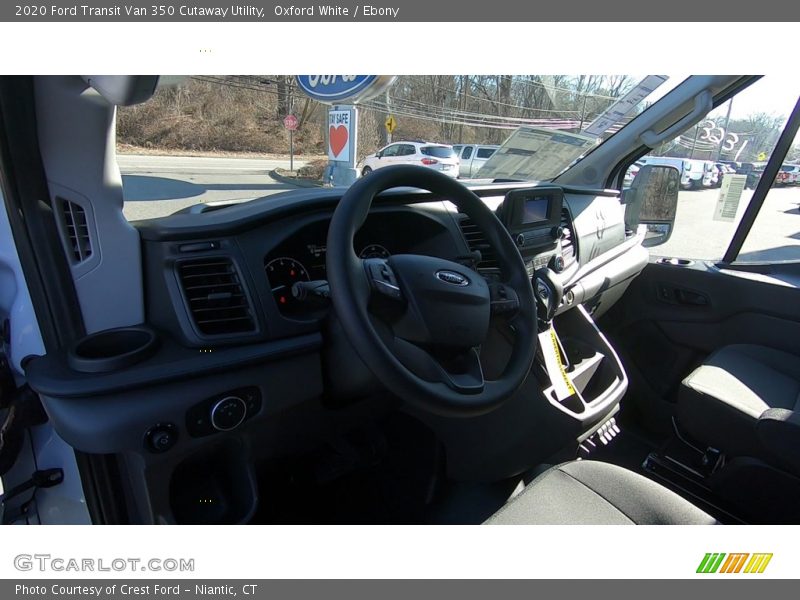 Oxford White / Ebony 2020 Ford Transit Van 350 Cutaway Utility
