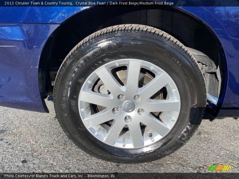 Crystal Blue Pearl / Dark Frost Beige/Medium Frost Beige 2013 Chrysler Town & Country Touring