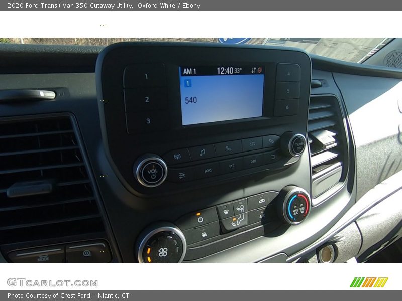 Oxford White / Ebony 2020 Ford Transit Van 350 Cutaway Utility