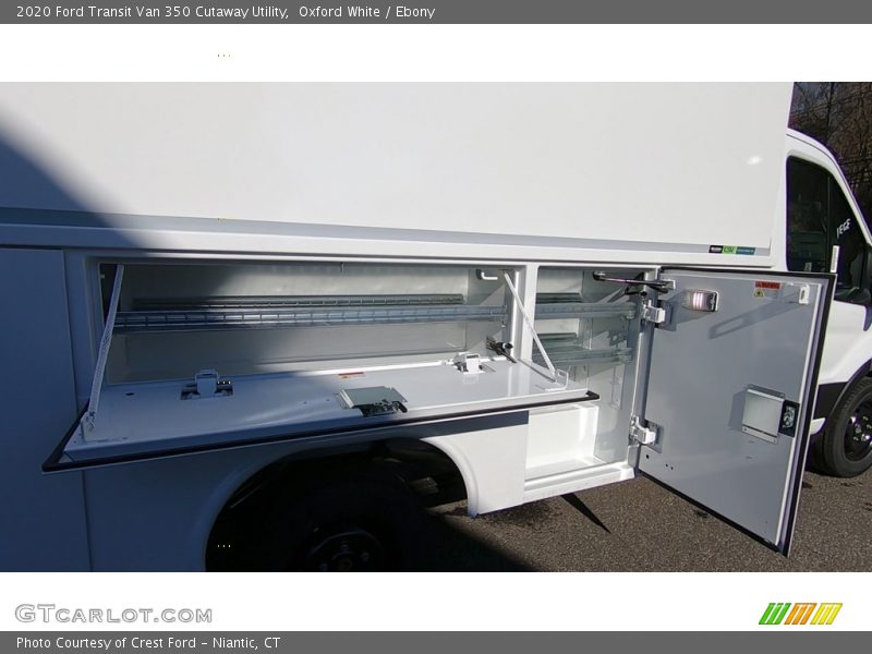 Oxford White / Ebony 2020 Ford Transit Van 350 Cutaway Utility