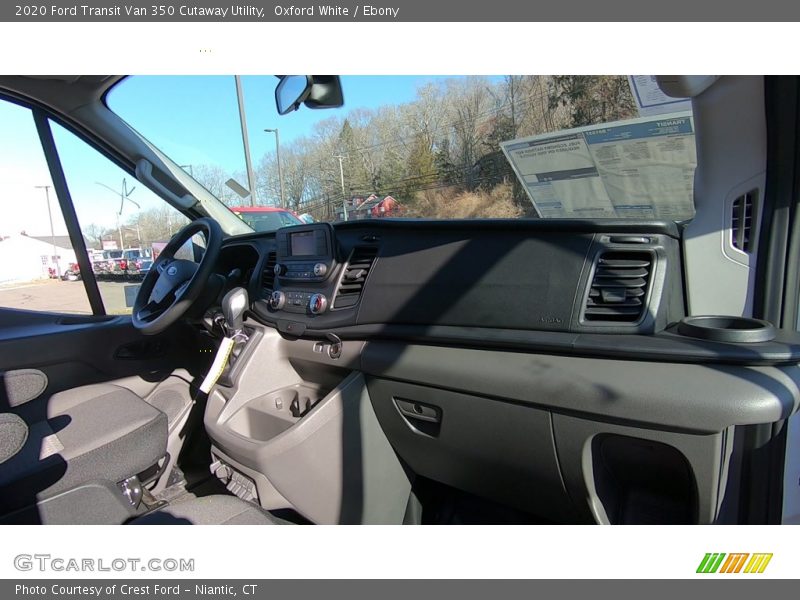 Oxford White / Ebony 2020 Ford Transit Van 350 Cutaway Utility
