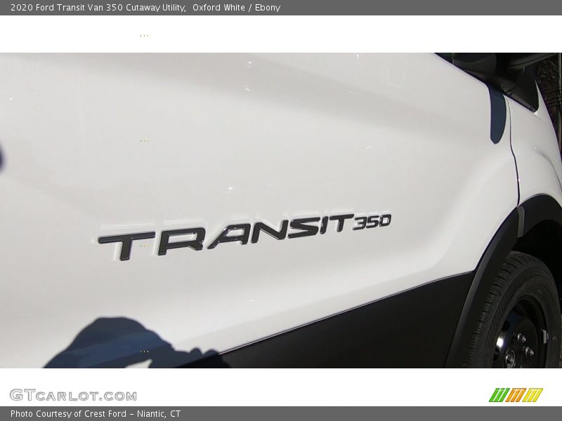 Oxford White / Ebony 2020 Ford Transit Van 350 Cutaway Utility