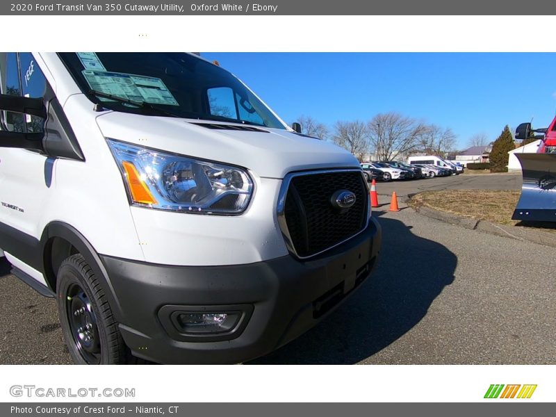 Oxford White / Ebony 2020 Ford Transit Van 350 Cutaway Utility