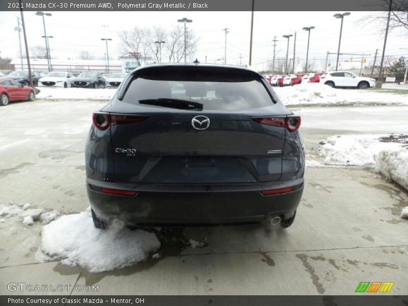Polymetal Gray Metallic / Black 2021 Mazda CX-30 Premium AWD