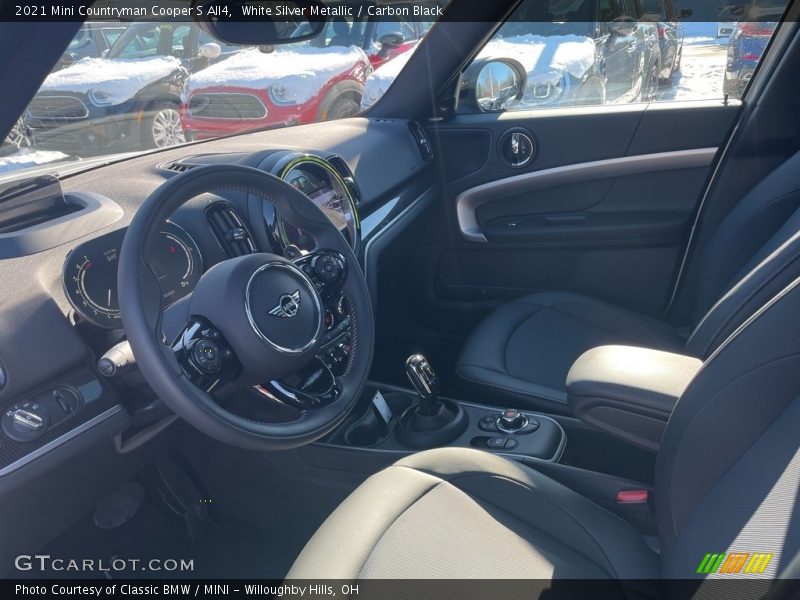 White Silver Metallic / Carbon Black 2021 Mini Countryman Cooper S All4