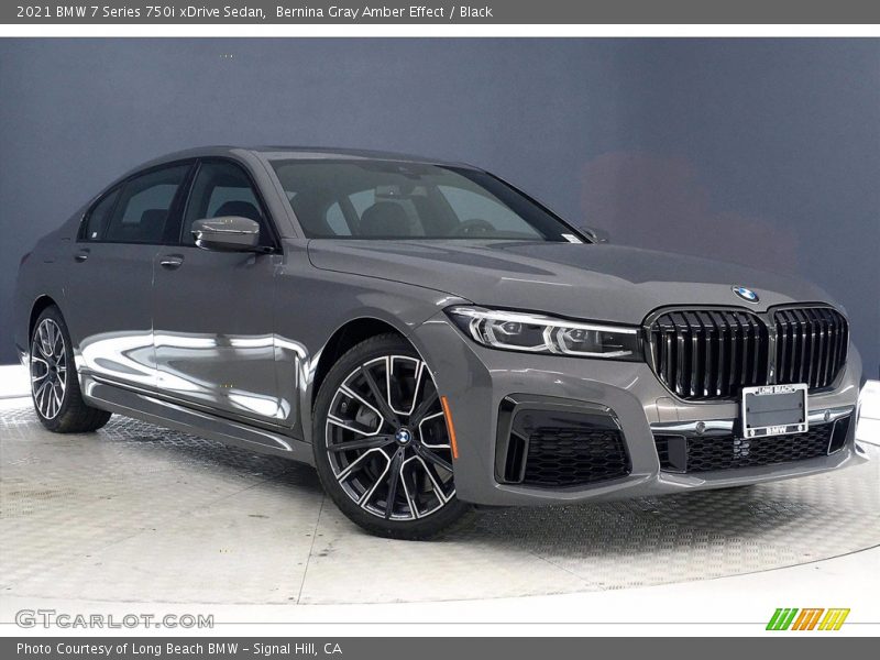 Bernina Gray Amber Effect / Black 2021 BMW 7 Series 750i xDrive Sedan