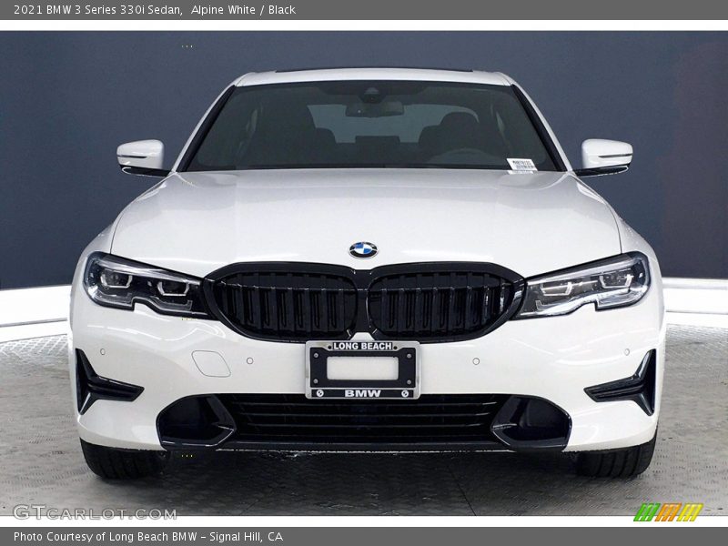 Alpine White / Black 2021 BMW 3 Series 330i Sedan