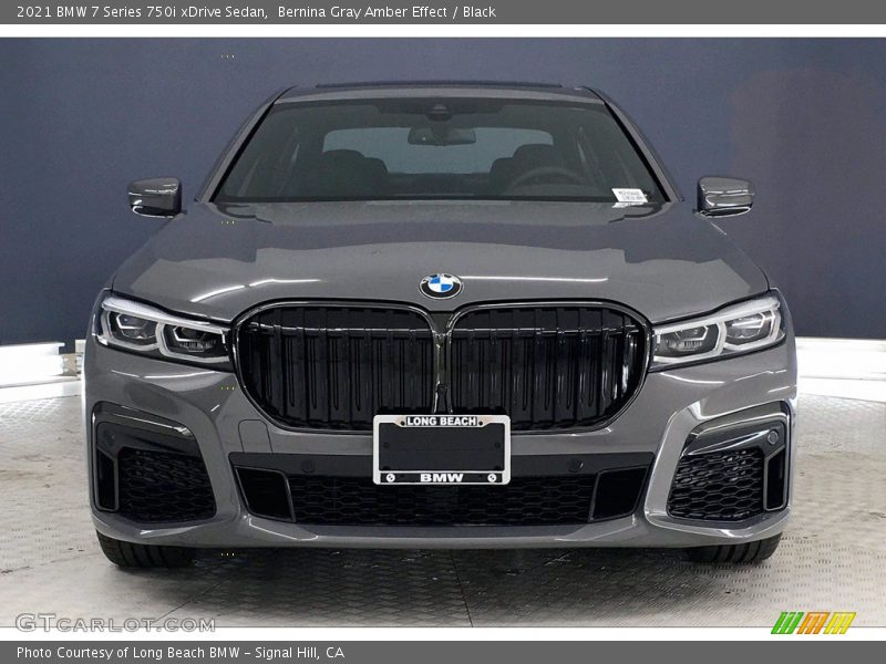 Bernina Gray Amber Effect / Black 2021 BMW 7 Series 750i xDrive Sedan