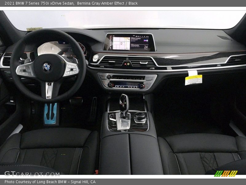 Bernina Gray Amber Effect / Black 2021 BMW 7 Series 750i xDrive Sedan