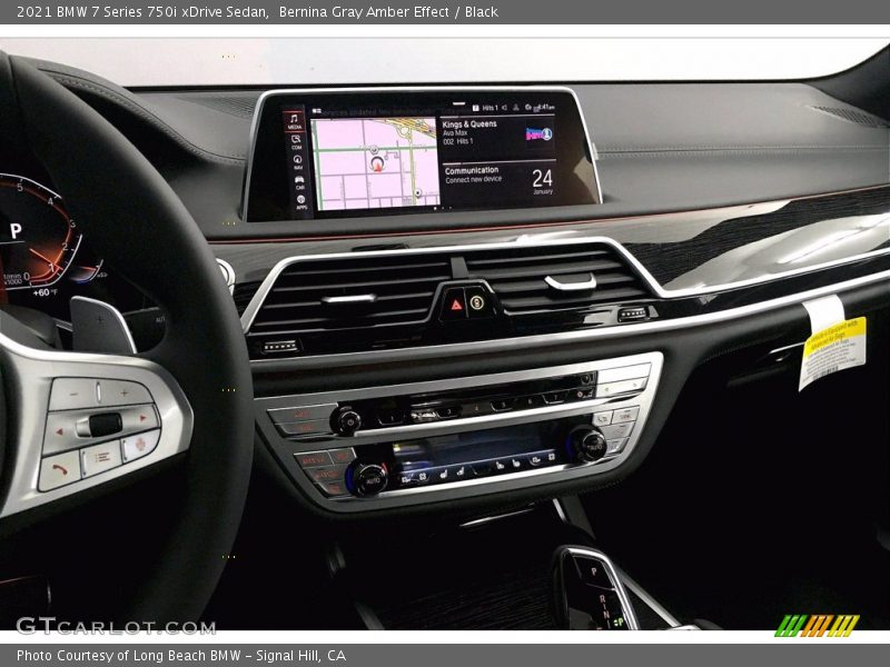 Bernina Gray Amber Effect / Black 2021 BMW 7 Series 750i xDrive Sedan