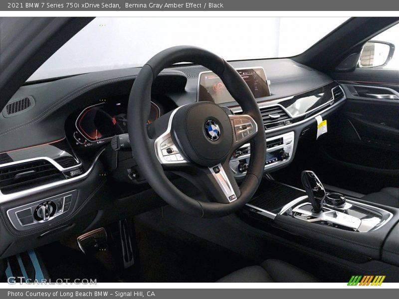 Bernina Gray Amber Effect / Black 2021 BMW 7 Series 750i xDrive Sedan