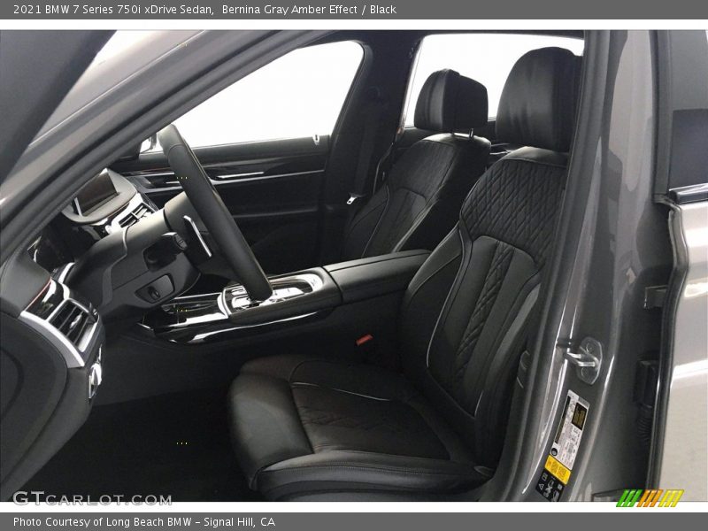 Bernina Gray Amber Effect / Black 2021 BMW 7 Series 750i xDrive Sedan