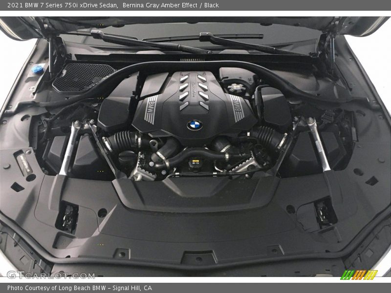 Bernina Gray Amber Effect / Black 2021 BMW 7 Series 750i xDrive Sedan