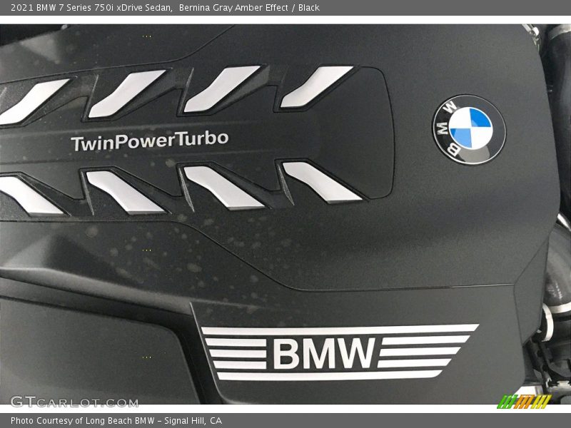 Bernina Gray Amber Effect / Black 2021 BMW 7 Series 750i xDrive Sedan