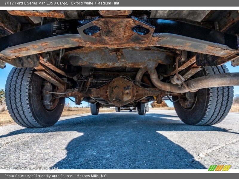 Oxford White / Medium Flint 2012 Ford E Series Van E350 Cargo