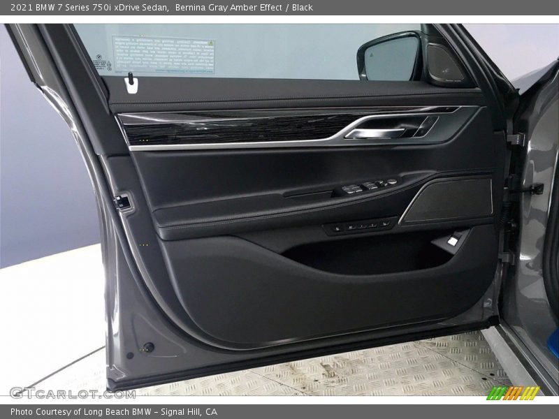 Bernina Gray Amber Effect / Black 2021 BMW 7 Series 750i xDrive Sedan