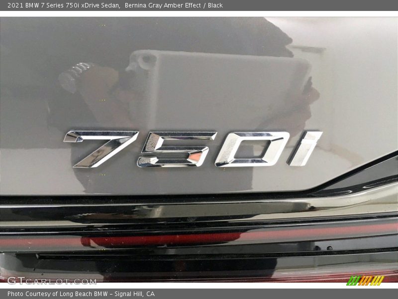 Bernina Gray Amber Effect / Black 2021 BMW 7 Series 750i xDrive Sedan