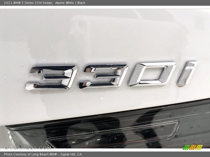 Alpine White / Black 2021 BMW 3 Series 330i Sedan