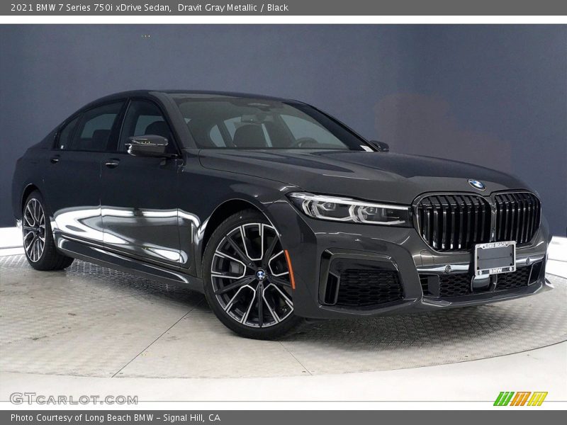 Dravit Gray Metallic / Black 2021 BMW 7 Series 750i xDrive Sedan