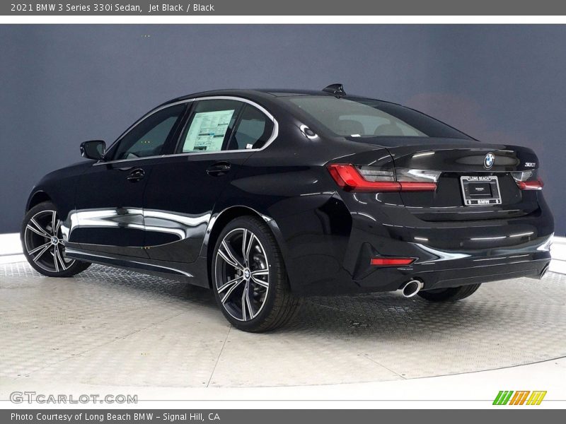 Jet Black / Black 2021 BMW 3 Series 330i Sedan