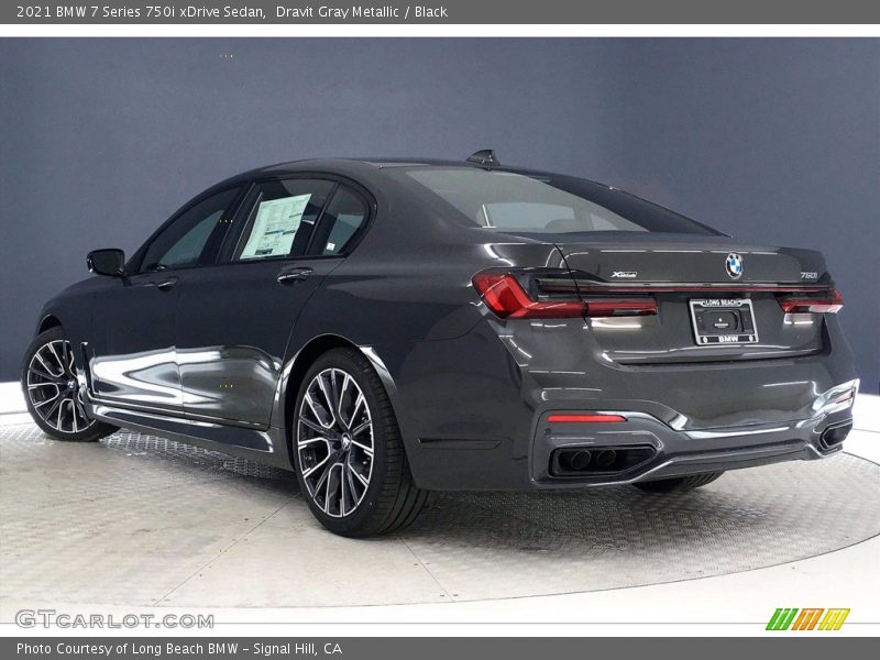 Dravit Gray Metallic / Black 2021 BMW 7 Series 750i xDrive Sedan