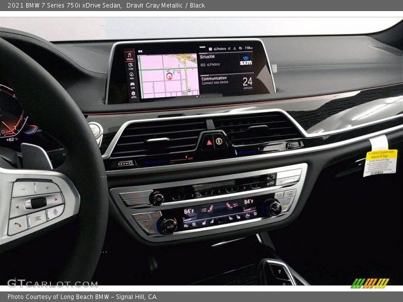 Dravit Gray Metallic / Black 2021 BMW 7 Series 750i xDrive Sedan