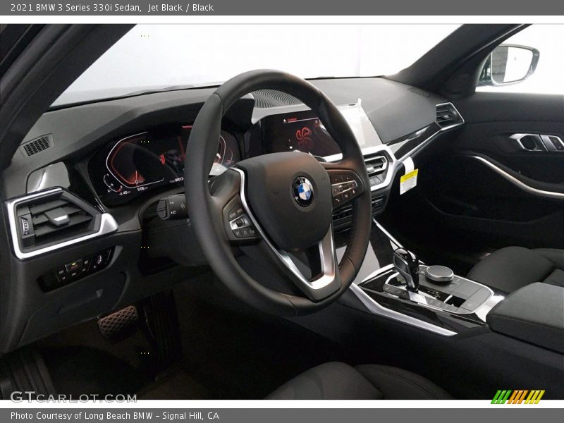 Jet Black / Black 2021 BMW 3 Series 330i Sedan