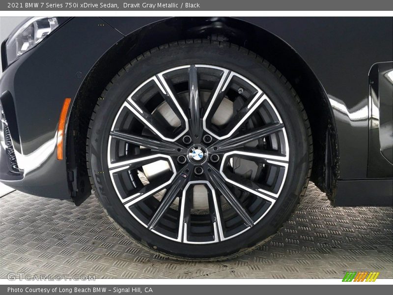Dravit Gray Metallic / Black 2021 BMW 7 Series 750i xDrive Sedan