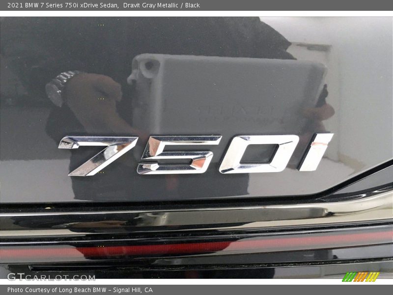 Dravit Gray Metallic / Black 2021 BMW 7 Series 750i xDrive Sedan