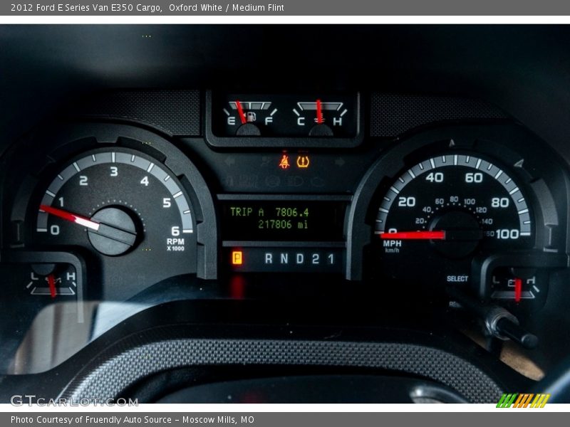 Oxford White / Medium Flint 2012 Ford E Series Van E350 Cargo