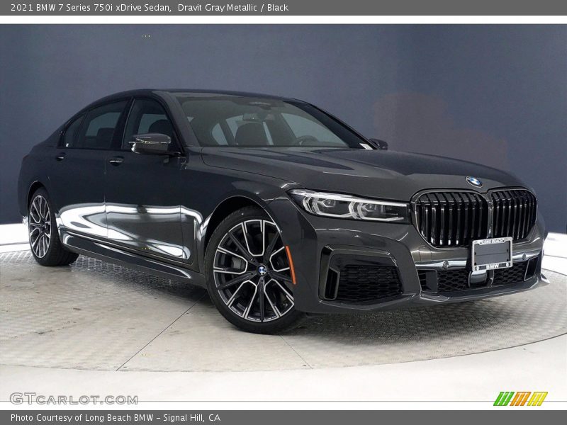 Dravit Gray Metallic / Black 2021 BMW 7 Series 750i xDrive Sedan