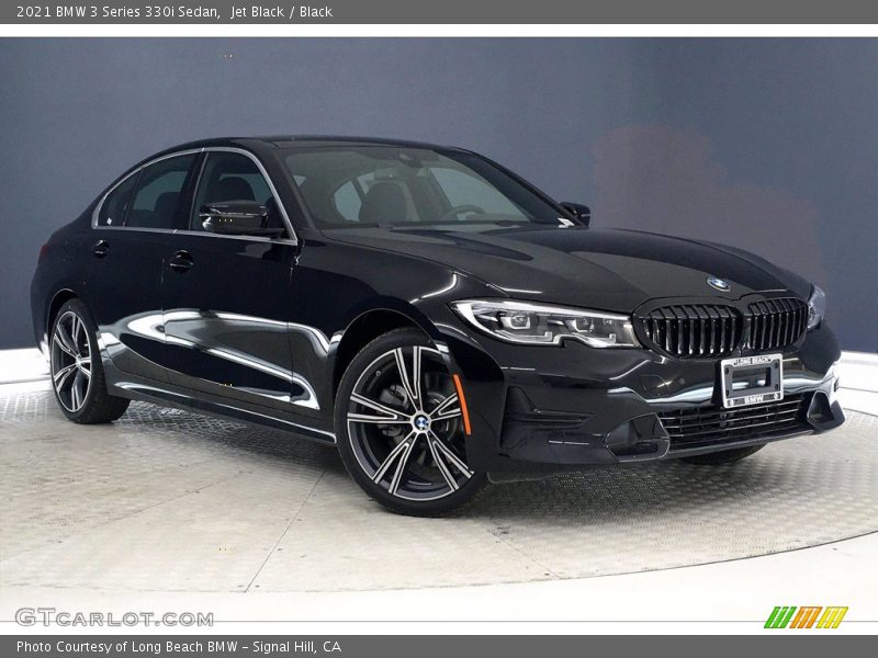 Jet Black / Black 2021 BMW 3 Series 330i Sedan