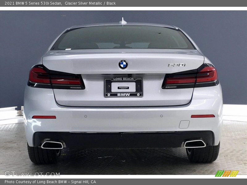 Glacier Silver Metallic / Black 2021 BMW 5 Series 530i Sedan