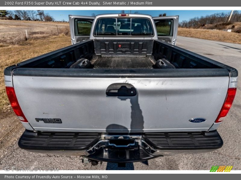 Silver Metallic / Medium Flint 2002 Ford F350 Super Duty XLT Crew Cab 4x4 Dually