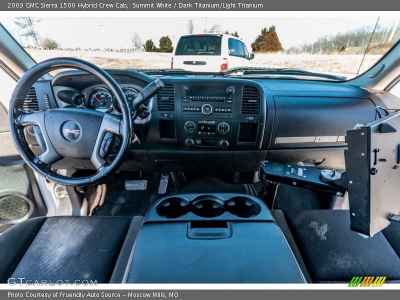  2009 Sierra 1500 Hybrid Crew Cab Dark Titanium/Light Titanium Interior