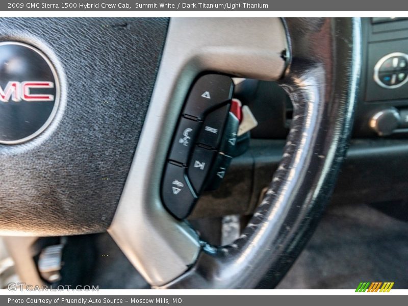  2009 Sierra 1500 Hybrid Crew Cab Steering Wheel