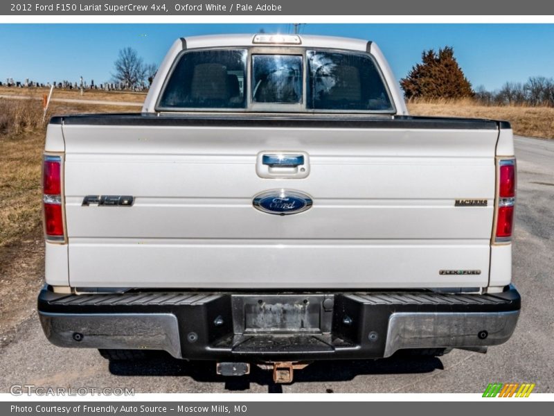 Oxford White / Pale Adobe 2012 Ford F150 Lariat SuperCrew 4x4