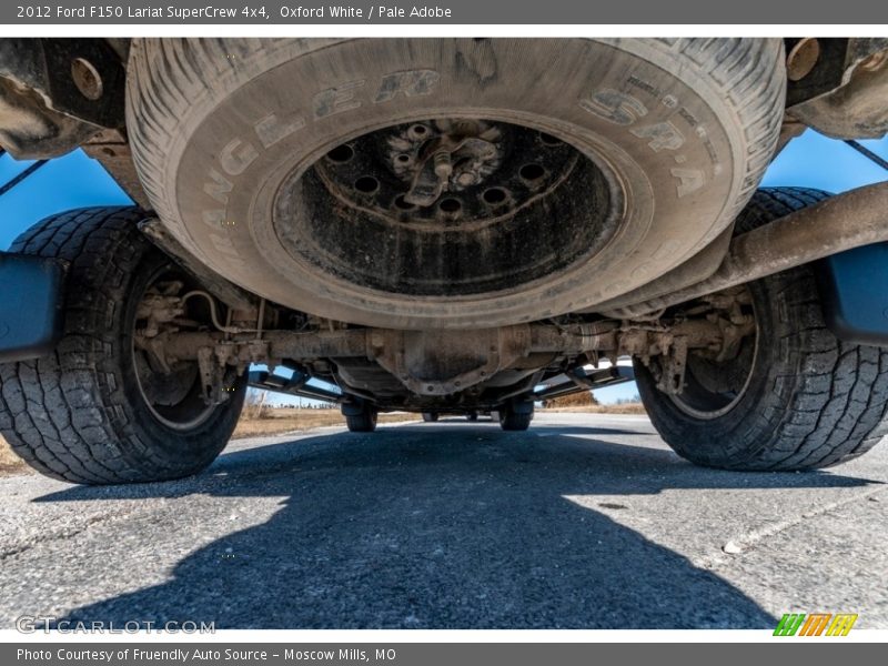 Oxford White / Pale Adobe 2012 Ford F150 Lariat SuperCrew 4x4