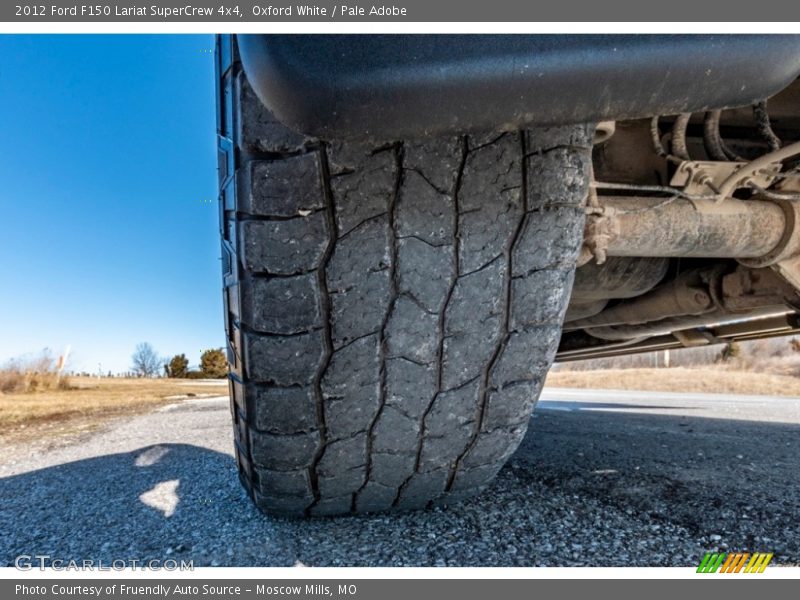 Oxford White / Pale Adobe 2012 Ford F150 Lariat SuperCrew 4x4