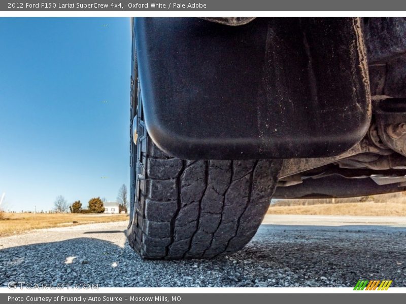 Oxford White / Pale Adobe 2012 Ford F150 Lariat SuperCrew 4x4