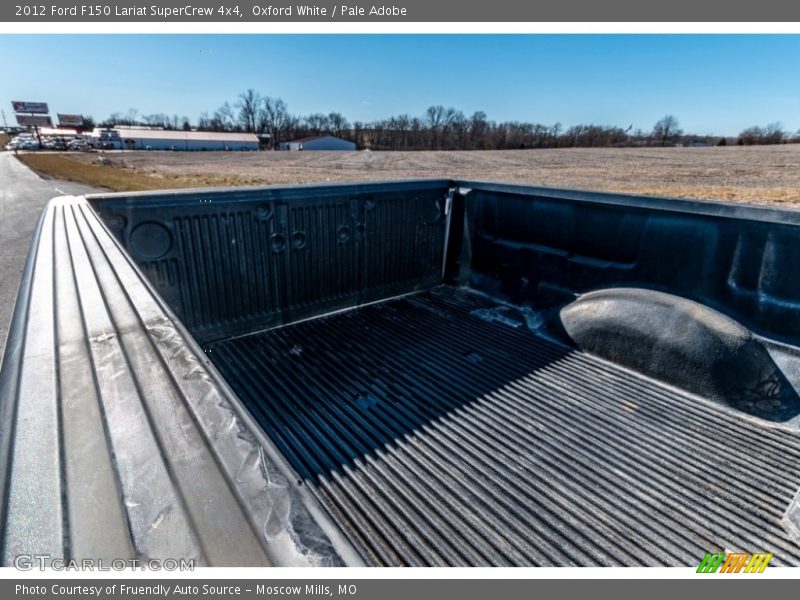 Oxford White / Pale Adobe 2012 Ford F150 Lariat SuperCrew 4x4