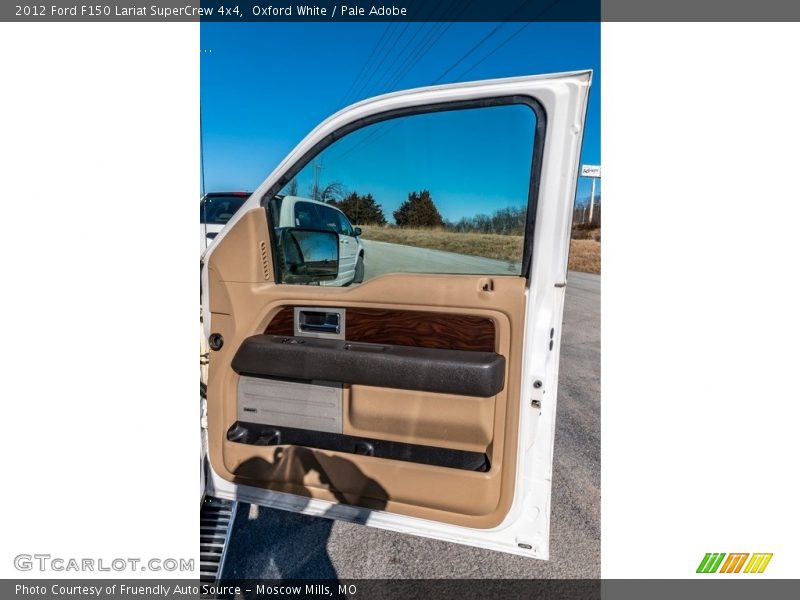 Oxford White / Pale Adobe 2012 Ford F150 Lariat SuperCrew 4x4