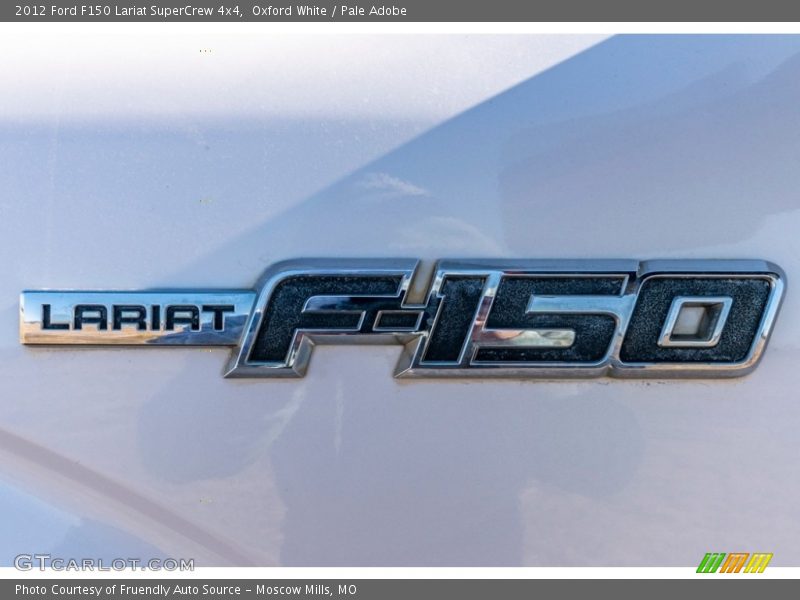 Oxford White / Pale Adobe 2012 Ford F150 Lariat SuperCrew 4x4