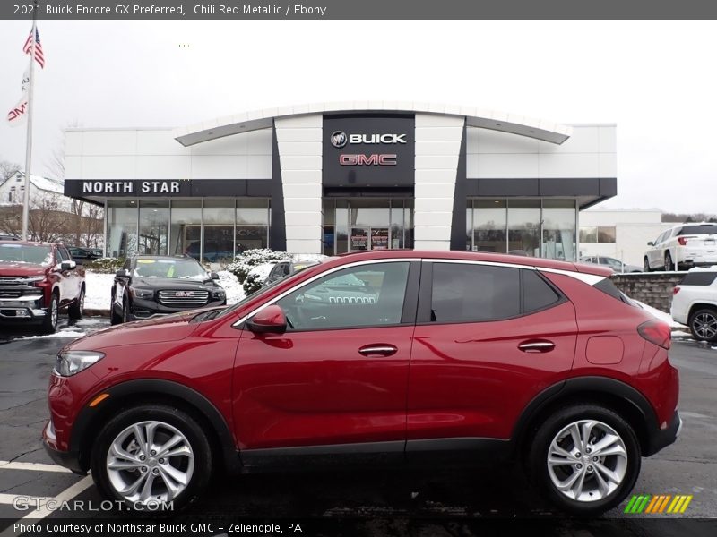 Chili Red Metallic / Ebony 2021 Buick Encore GX Preferred
