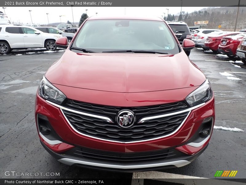 Chili Red Metallic / Ebony 2021 Buick Encore GX Preferred