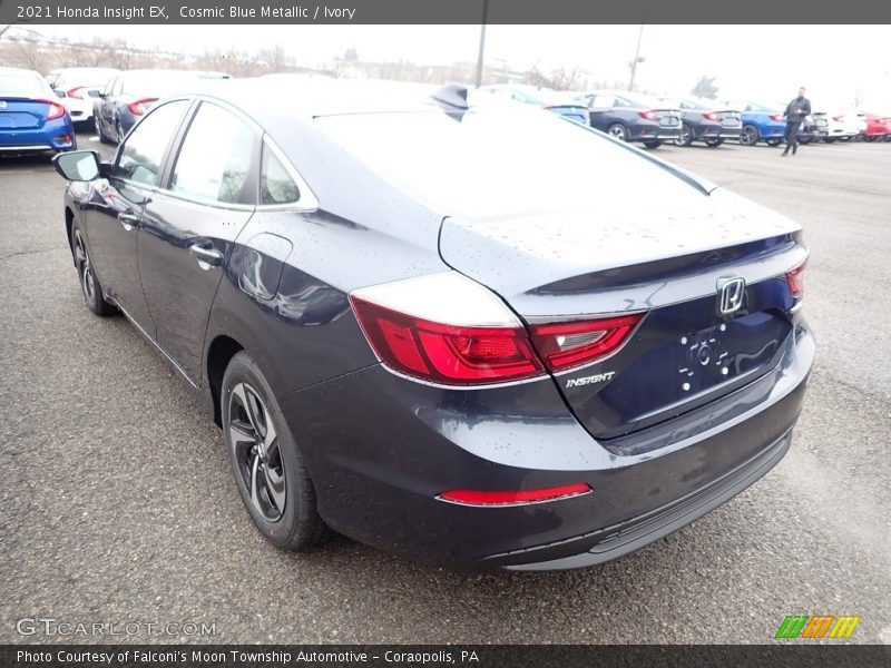 Cosmic Blue Metallic / Ivory 2021 Honda Insight EX