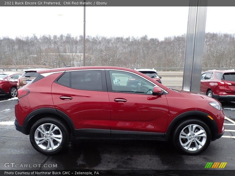 Chili Red Metallic / Ebony 2021 Buick Encore GX Preferred